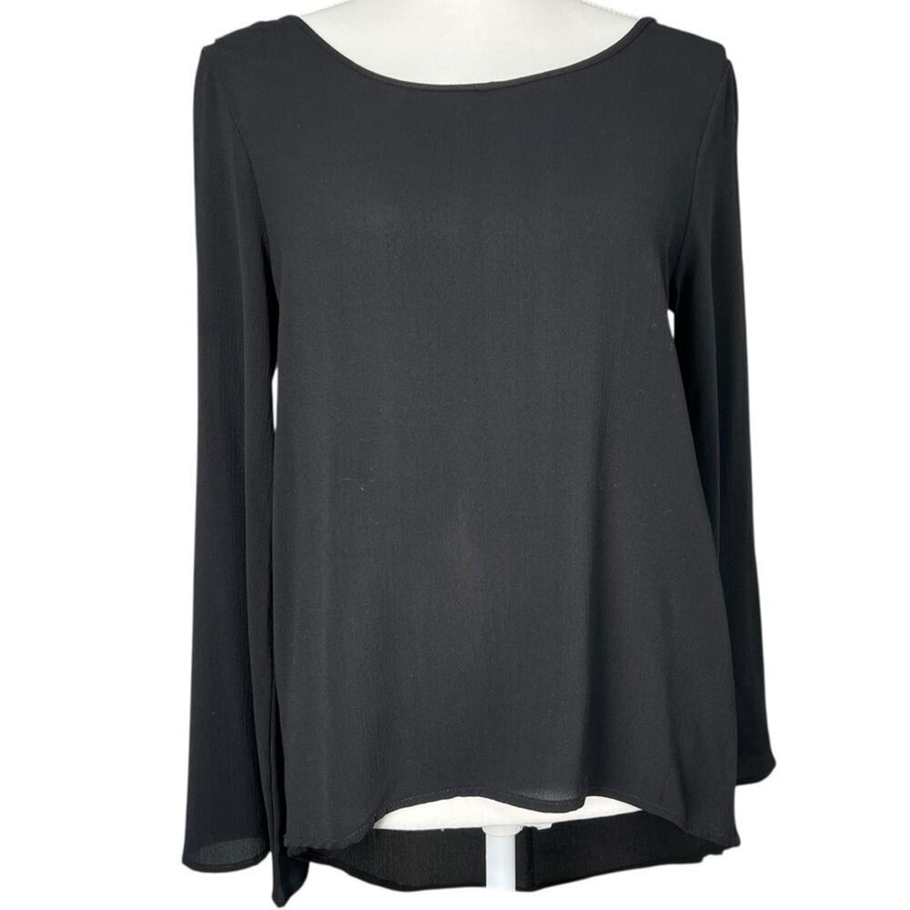 Sage Swim Coverup Black Open Back Semi-sheer Women’s Size Small